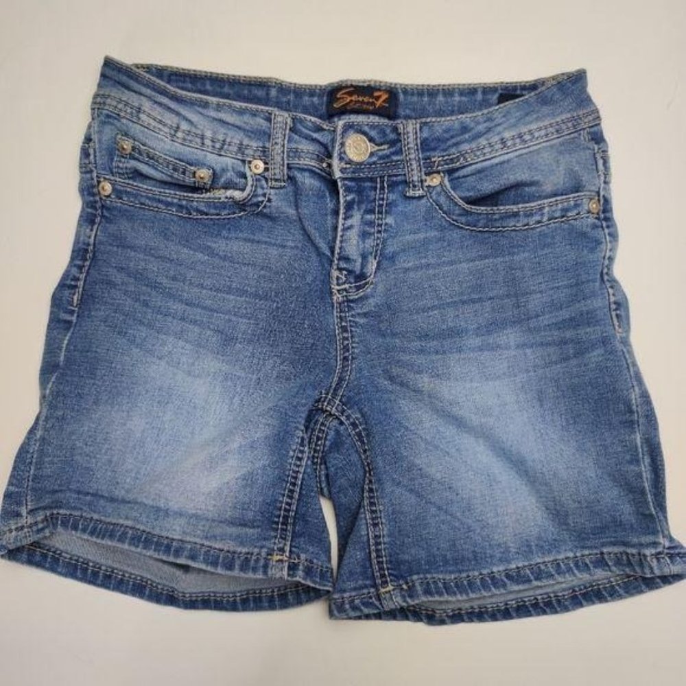 Seven7 Blue Jean Shorts Size 4